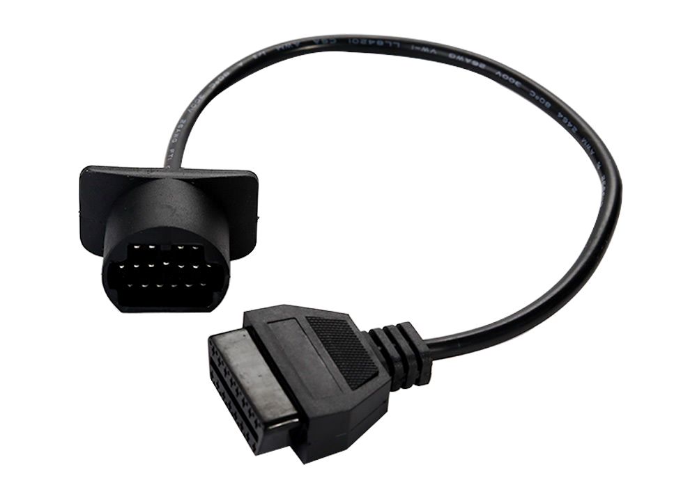 переходник 16 pin OBDll - 17 pin адаптер для старых Ford-Mazda. Переходники, адаптеры для старых автомобилей. Переходники на OBD. Адаптеры на OBD2.